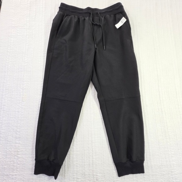 Old Navy Other - Old Navy StretchTech Joggers Mens Medium Black Water Repellent Stash Pocket NWT